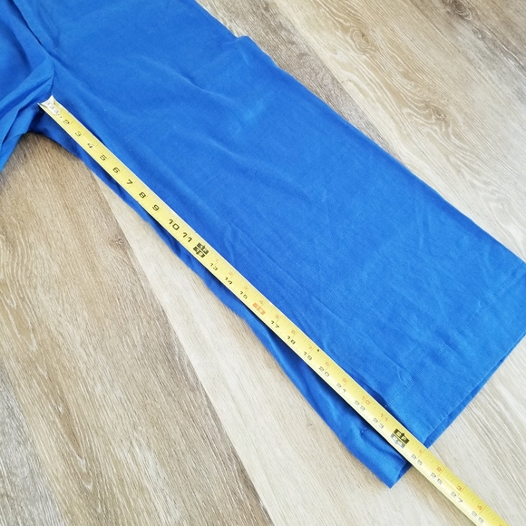 Maeve Anthropologie NWT The Ettie High-Rise Crop Wide-Leg Flare Pants Blue sz 29 - Picture 9 of 16